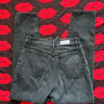 Vintage 80s 90s  Black High Waisted Mom Jeans 28