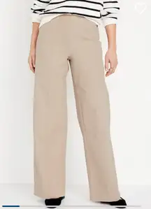 Tan Wide Leg Trouser