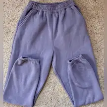 Missguided Gray Fleece Joggers