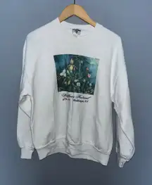 Vintage Jerzees Wildflower Festival Dahlonega GA Graphic Crewneck Sweatshirt L