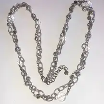 Brighton Metal Play Mixed Metal Tone Beaded Boho Twisted Chain Necklace