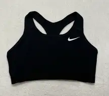 Nike Dri-fit Sports Bra, Size XL Black Swoosh