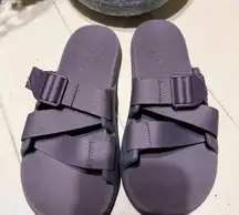 Chaco Purple Slide Sandals