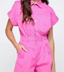 Ellison Vibrant Pink Jumpsuit