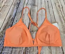 Prana Kelani Bikini Top Orange Size XL NWT