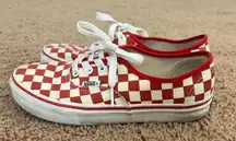 Red and White Checkered Vans