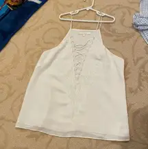 White Lace Tank