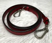 COACH Red Silver Replacement Shoulder Strap