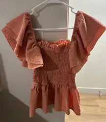 Orange Blouse