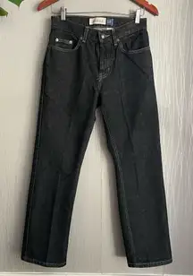 Vintage Gap Jeans Bootcut Womens Size 2 Ankle Black Wash