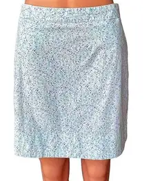 AMERICAN EAGLE OUTFITTERS Short Blue Calico Cotton Mini Skirt ~ Women's Size 8