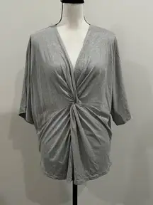 Shein Curve Twist Front Top