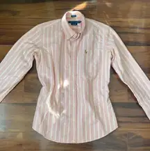 Ralph Lauren Pink Women’s Striped Shirt