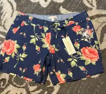 Red Camel  floral shorts. NWT. Size 5. Pockets