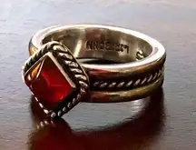Artisan Amber  Ring Sz 5