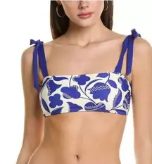 Kate Spade Shoulder Bowtie Bikini Top, Women's Size S, Blue Berry NWOT MSRP $148