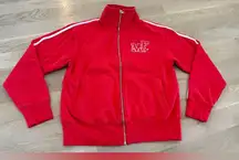 The Mayfair Group mental health Full Zip Tracksuit sweatshirt red size s/m