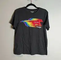 Wrangler rainbow horse graphic tee