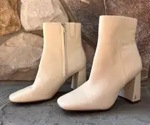 Sam Edelman
Women's Codie Square-Toe Flared-Heel Booties Ivory Zip Up