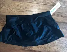 Spalshletics Swim Skort Womens Size Small Black Athletic Bottoms New Beach Boat