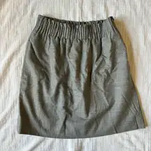 J. Crew Wool sidewalk‎ skirt gray womens 0