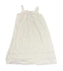 Vintage Aria Cotton Yellow Floral Nightgown Womens Medium