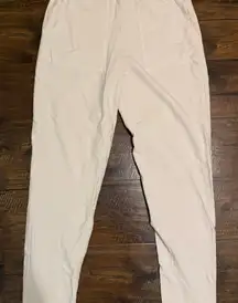 Anatomie Women's Small Joggers French Work Comfort Travel Soft Stretch Ivory