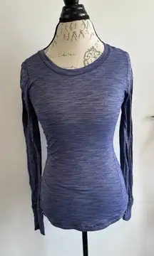 LULULEMON STRETCHY LONG SLEEVE PULLOVER SHIRT‎ BLOUSE TOP SIZE 6