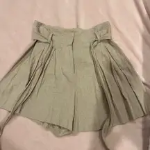 Zara Linen Beige Shorts