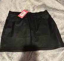 Black Edikted Skirt Leather