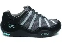 Kuru Chicane Hiking Shoes Leather Kurusole Moisture Wicking Mesh Black Gray 12