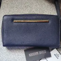 Steve Madden Blue Navy Wristlet  Wallet