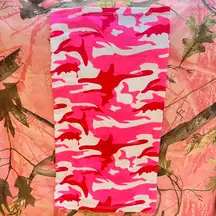 pink camo y2k tube top 