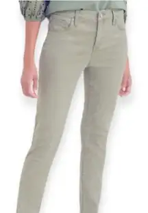 Chicos High Rise Straight Leg Ankle Jeans‎ In Sage Leaf Size 2 NWT