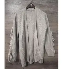 Tularosa Fringe Cardigan Sz Small Sweater Revolve Western Rodeo Fall wool Blend