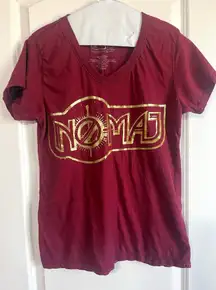 Fantastic Beasts And Where To Find Them‎ No-Maj Girls T-Shirt Large V-neck Red