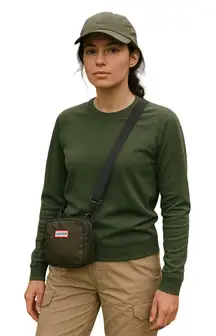 HUNTER Nylon Keeper Phone Pouch – Dark Olive – NWT