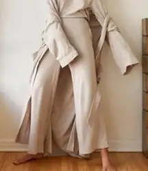 Free‎ People Beach Black Golden Sands Knit High Rise Pants