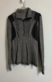 Lululemon Race Your Pace 1/2 Zip Pullover Top Long Sleeve Run Your Heart Out Sz8