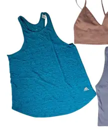 Abercrombie & Fitch+Adidas Activewear Bundle Tank Top Bra Racerback SMALL Sporty