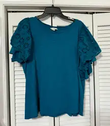 Terra Sky 2x Plus Size Blouse