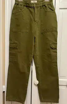 We the Free free people olive green women's cargo pants size 30