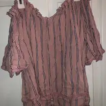 American Eagle off the shoulder top