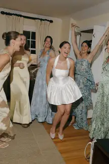 Mare Mare Drop-Waist Fit & Flare Mini Dress