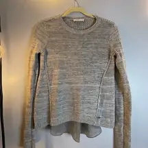 Abercrombie Crop Gray Sweater