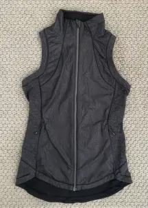 Lululemon Running Vest Size 2 Gray