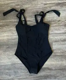 Black One-Piece A-Image NWT Swimsuit, size Small 🟢
