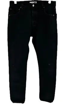 Levi's Re/Done Relaxed Taper Jeans Ankle Mid Rise 100% Cotton Black 28 NWT