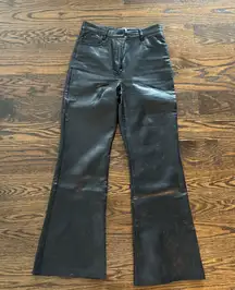 Aritzia Wilfred Leather Pants