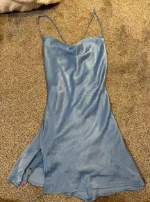 Lucy in the Sky Satin Mini Dress